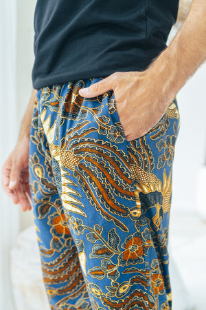 Best Men's Yoga Pants, Men’s Cotton Batik Trousers, Wear The World