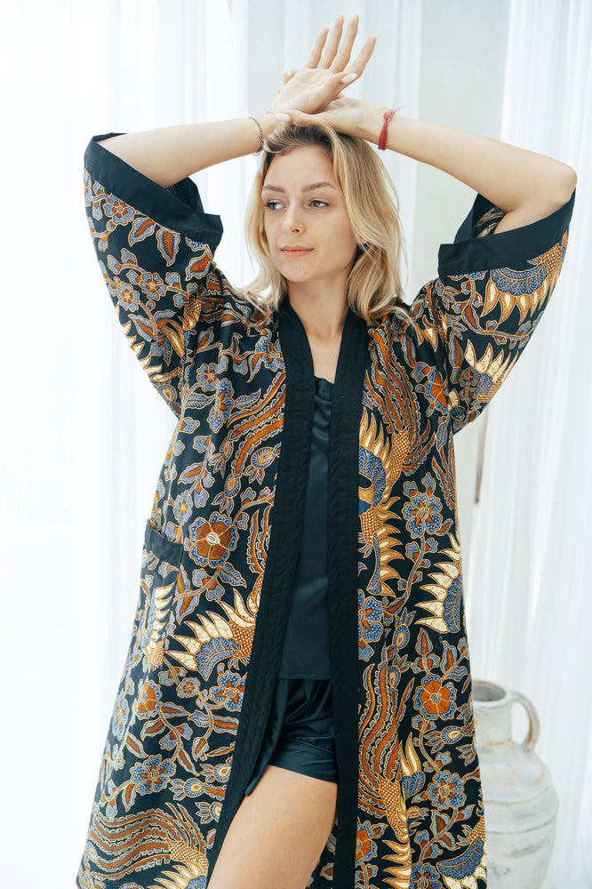 Kimono Cover Up, Unisex Kimono Jacket Robe, Wear The World