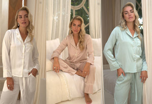 Satin Bridal Long Pyjamas