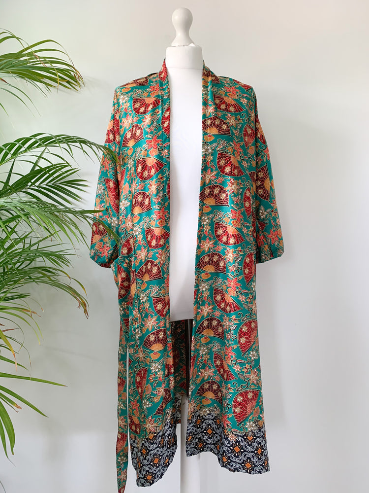 Festival Clothes Women, Green Kimono Robe, Wear The World